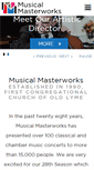 Mobile Screenshot of musicalmasterworks.org