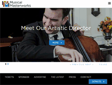 Tablet Screenshot of musicalmasterworks.org
